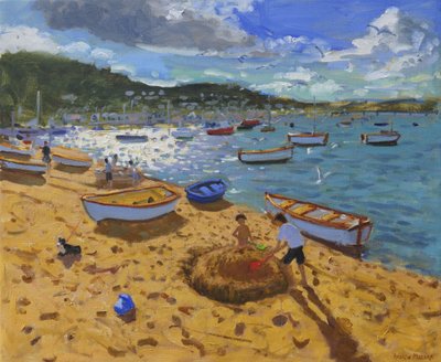 Large sandcastle, Teignmouth, 2013 by Andrew Macara